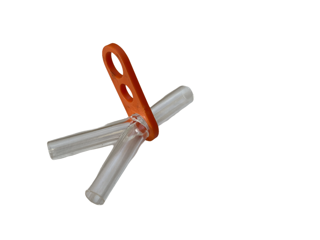 Schlauchhalter, ø 14 x 12 mm - 2 x ø 12 x 10 mm inkl. Aufhängebügel