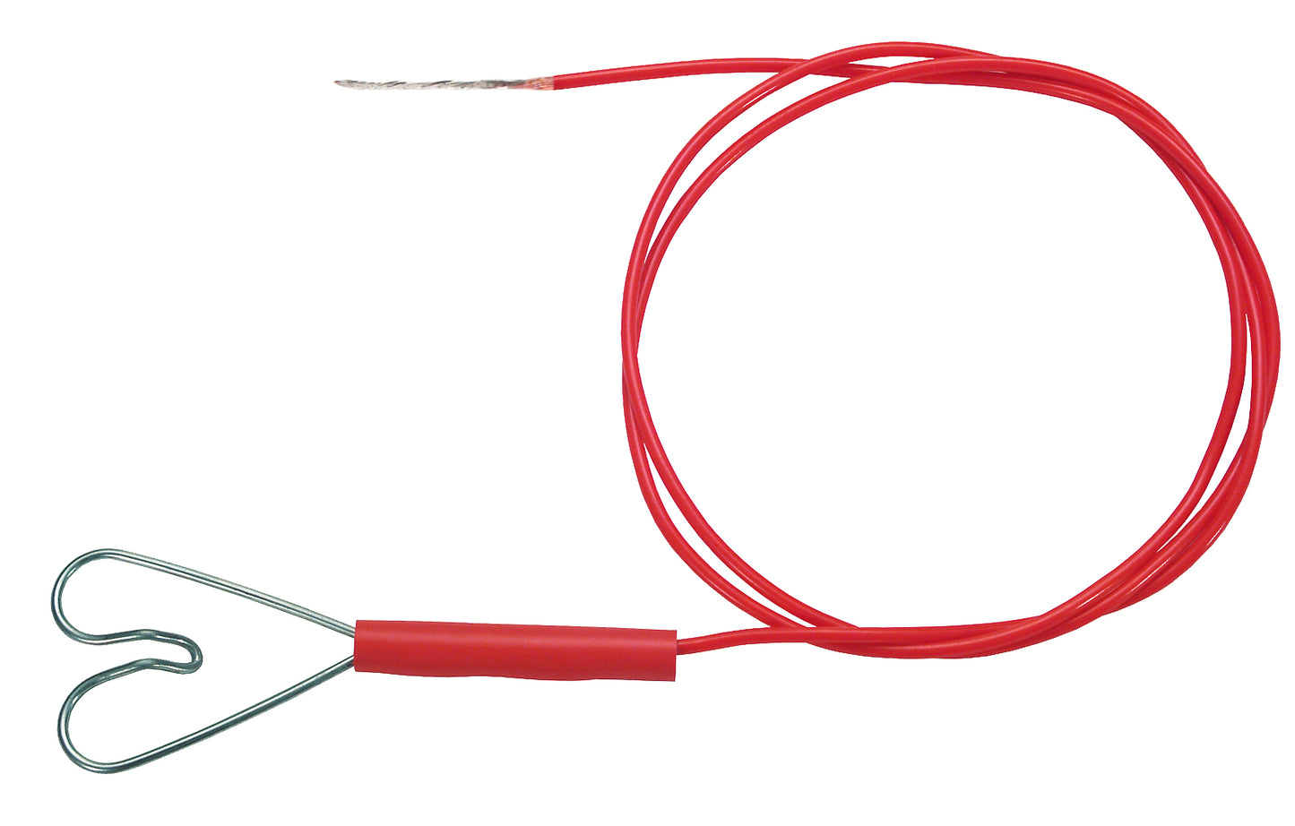 Zaunanschlusskabel rot Herz/abisoliert