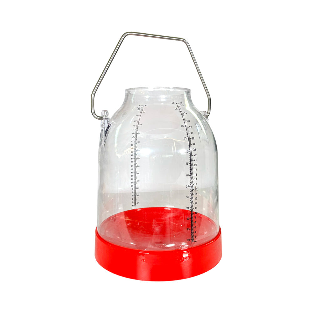 Kunststoff Melkeimer rot, 30l, 143mm Bügelhöhe