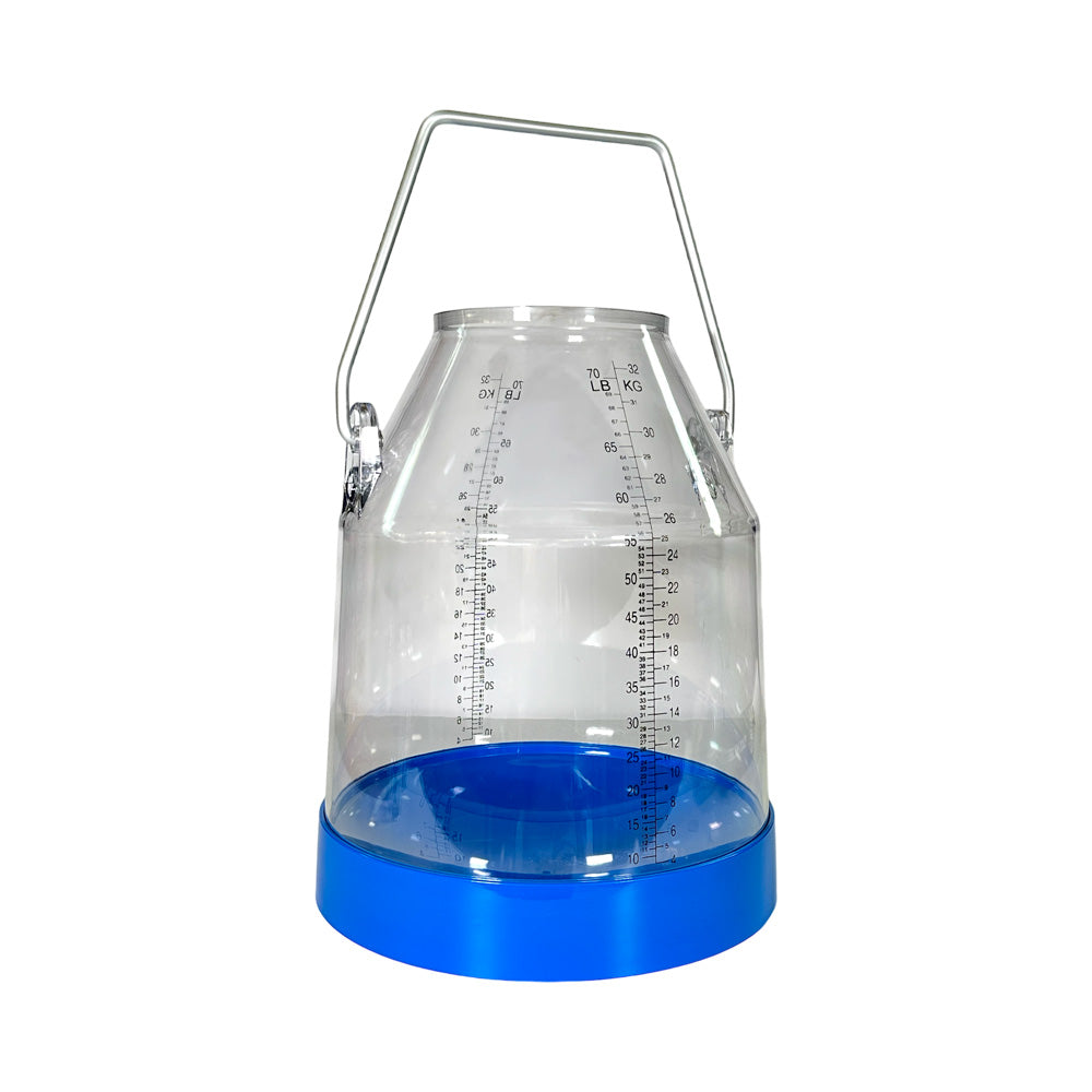 Kunststoff Melkeimer blau, 32l, 143mm Bügelhöhe