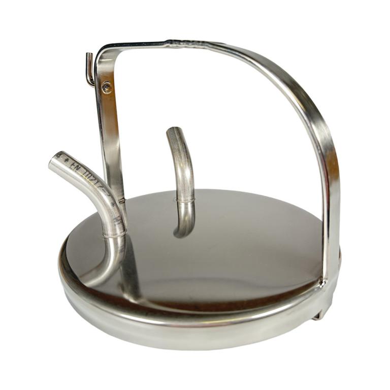 Edelstahldeckel für Ziegen, geschlossen