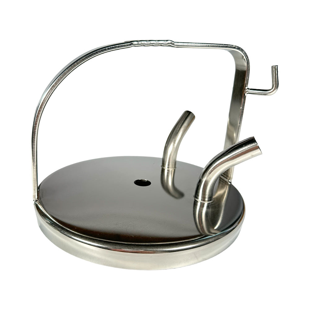 Edelstahldeckel für Ziegen, mit Loch