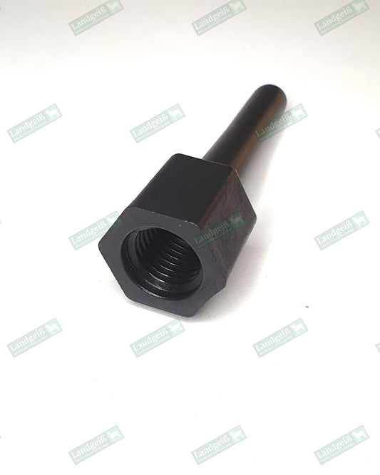Flush bowl connector for flush hose, DeLaval replica, cf. no. 966113-01