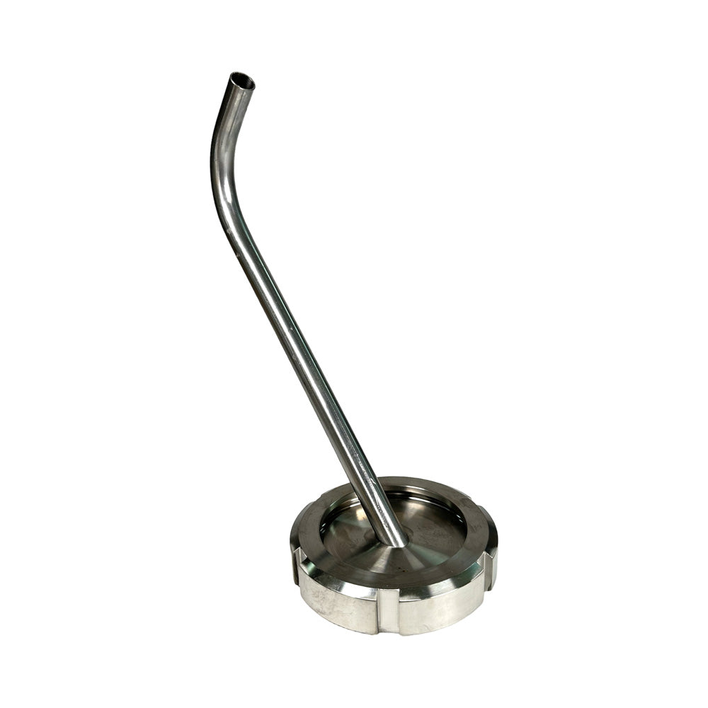 Tankauslaufbogen mit Hals für DN 65