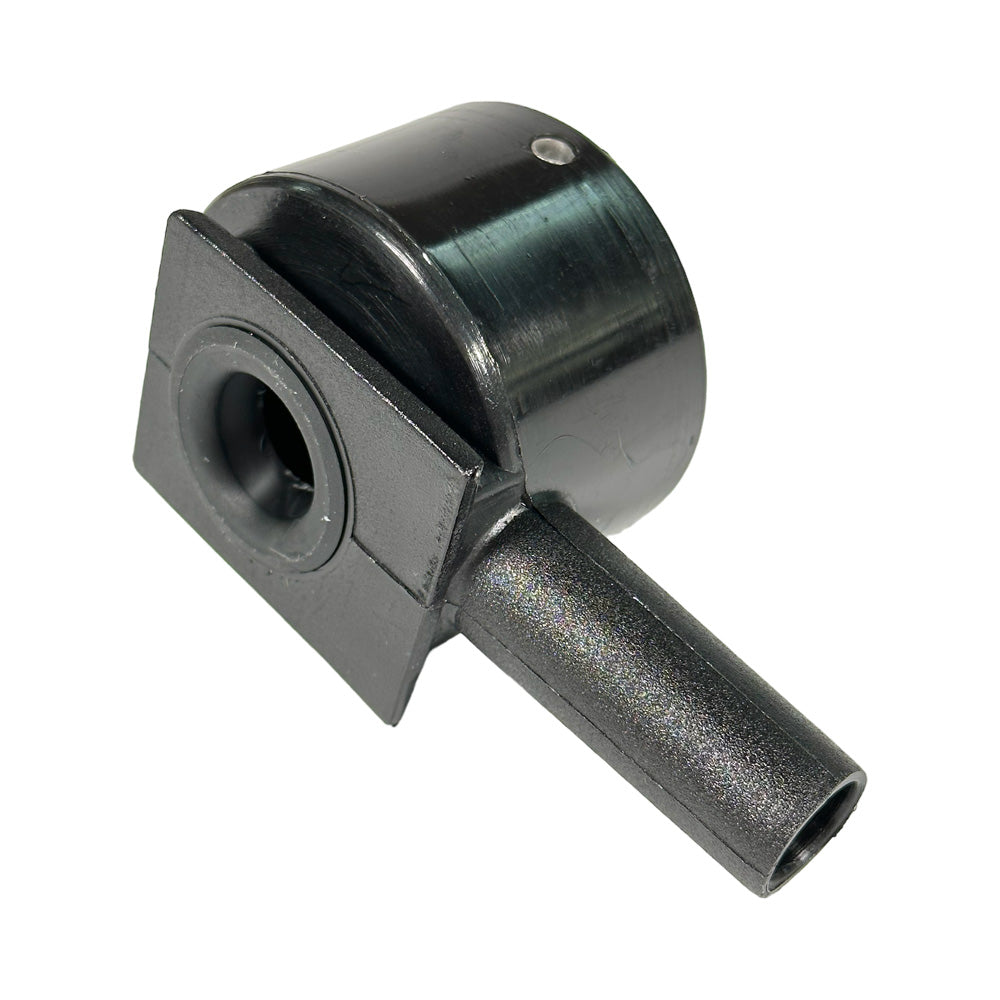 Adapter, für Westfalia-Deckel, ALTES Modell, mit 5 mm Edelstahlspannstift, für ITP pneumatische Pulsatoren (passend GEA/Westfalia)