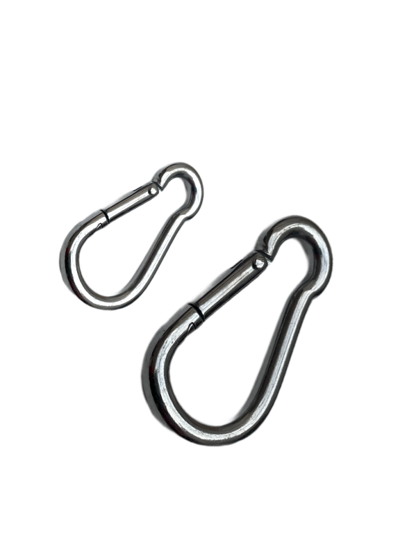 Edelstahl Karabinerhaken 60 x ø 6 mm