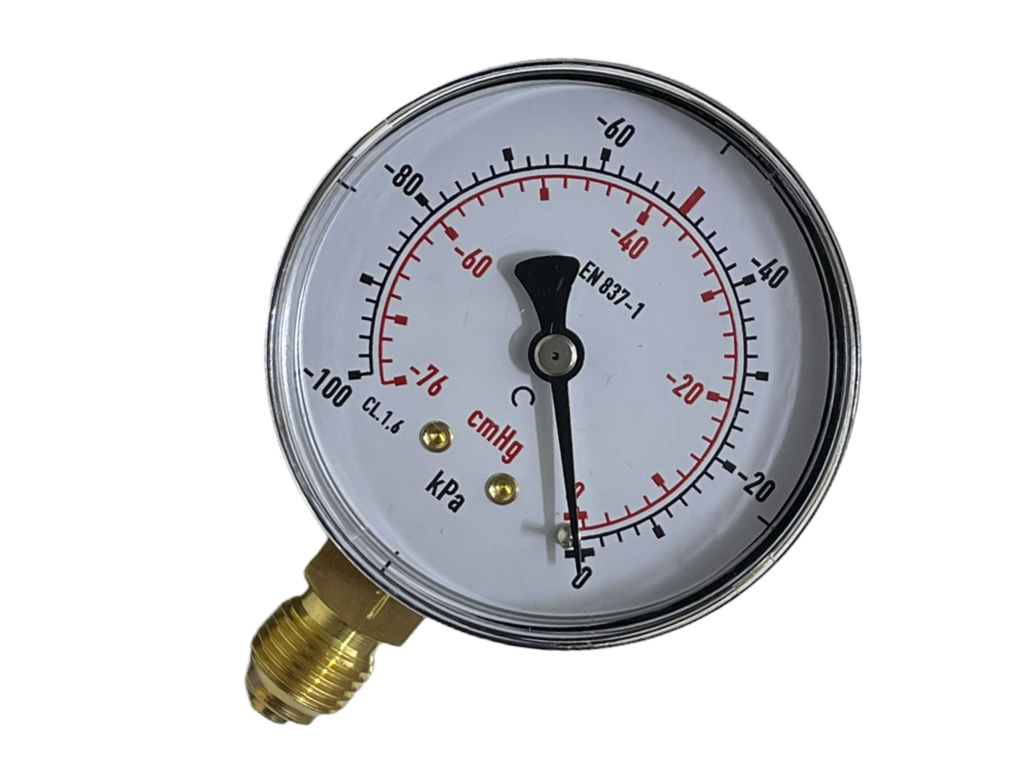 Vakuumuhr 1/4" Anschluss, ø 63 mm, trocken, passend für Minimilker