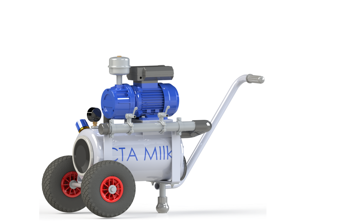 Fahrbare Vakuumpumpe GPV 280 Trocken, 280l, 230V