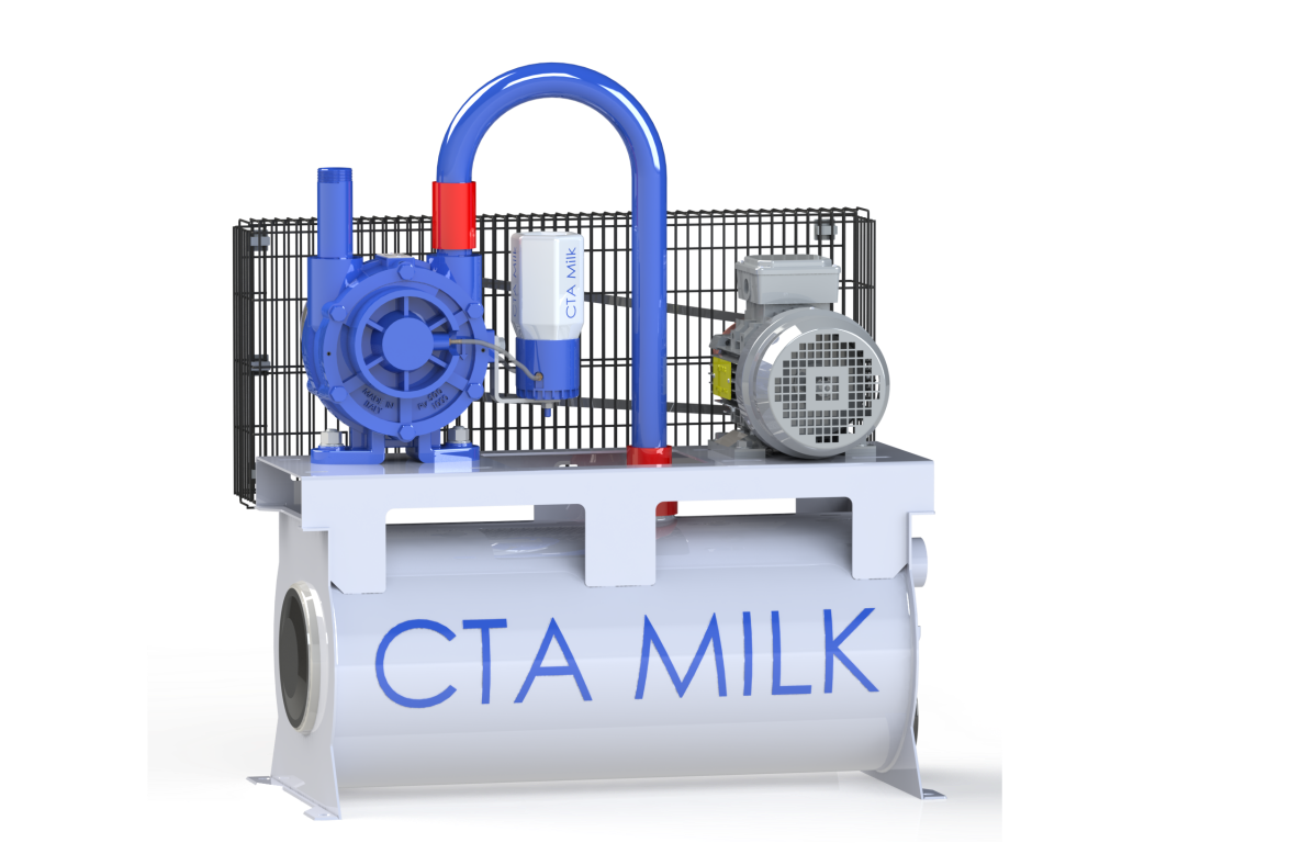 Vakuumpumpe auf Tank GPV 500, Typ Eco, geölt