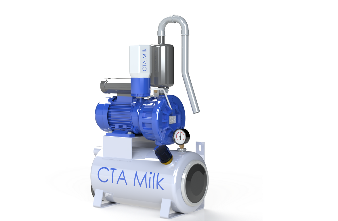 Vakuumpumpe auf Tank GPV 280 geölt, 280l, 380V