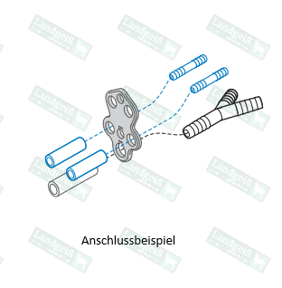 GEA-WESTFALIA TopFlow Melkzeug-Nachbau mit Kunststoffring (Alternative)