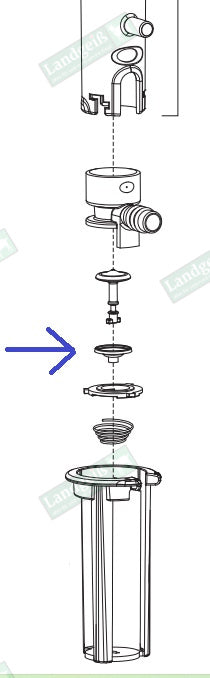 Membrane für Becherhülse Ziegenmelkzeug Top Flow passend für GEA/Westfalia 7036-1702-010
