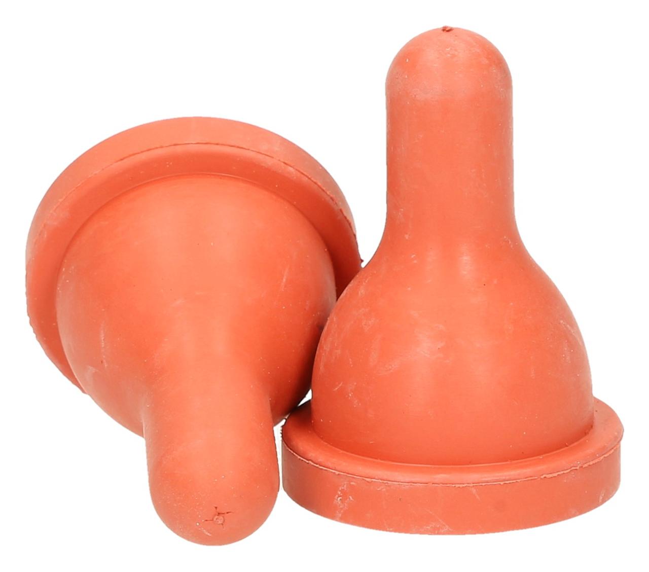 Ziegenkitz-Sauger, rot (mittelharte Variante) 1 Stk.