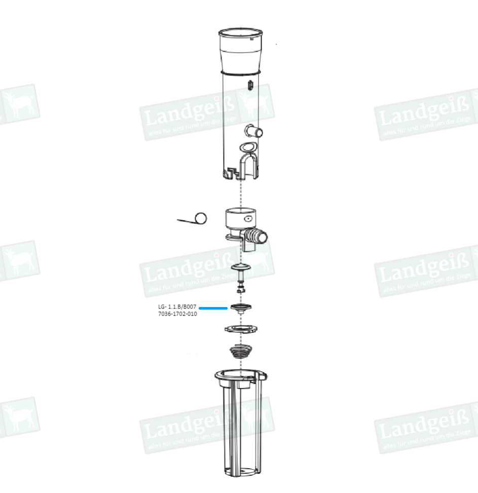 Membrane für Becherhülse TopFlow Z passend GEA/Westfalia 7036-1702-010