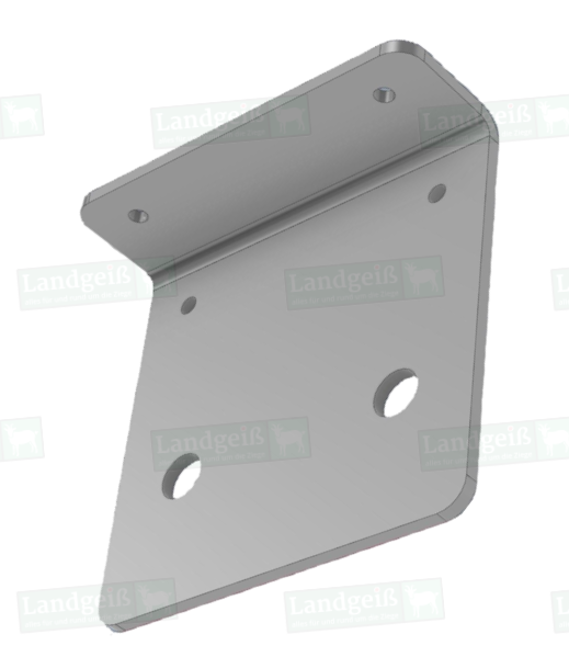 Screw-on mounting plate for dishwasher kit "Basic" (compatible with LG-1.1.C/B030)