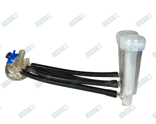 DeLaval Almatic Nachbau G10-S, komplett, mit Sammelstück (für obenliegende Milchleitung)