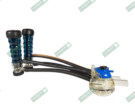 DeLaval Almatic plus  Typ G-50-R, Nachbau mit Sammelstück (für untenliegende Milchleitung)