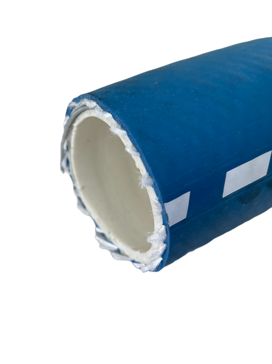 Milchtransportschlauch mit Edelstahlspirale und Silikoneinlage ø 40 mm