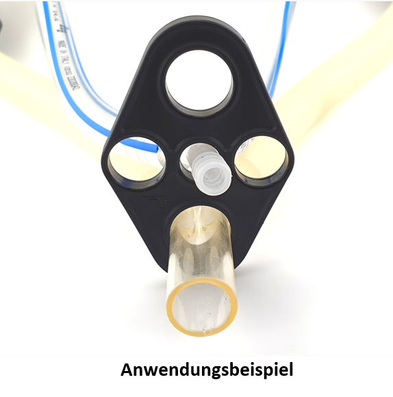 Hose holder for milking cluster