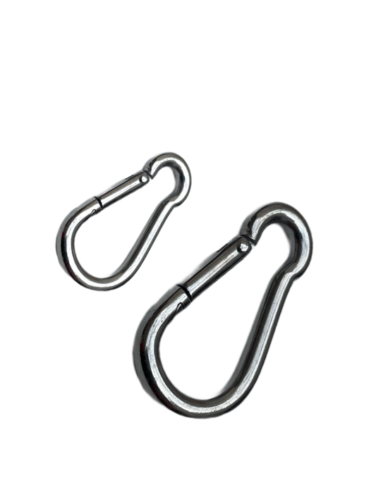 Edelstahl Karabinerhaken 60 x ø 6 mm