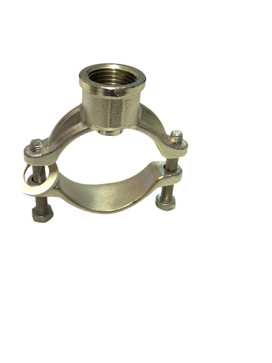 Vakuumgewindeanschluss, Anschluss 1/2" Gewinde für Leitung 1 1/4" - 1 1/2"