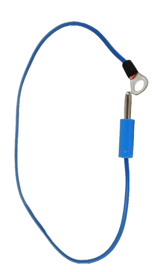 Grounding cable with eyelet/stripped