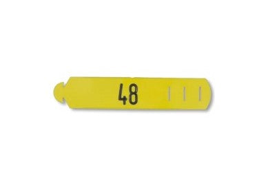 Fesselband Ziege 100 Stk. beschriftet mit Zahlen (heißgeprägt) (2,-€/Stk.)