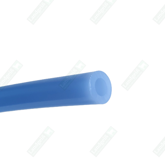 Silikon Luftschlauch/Milchschlauch ø 9 x 17 mm, blau